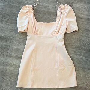FREE PEOPLE PETRA MINI DRESS puff sleeve size 2